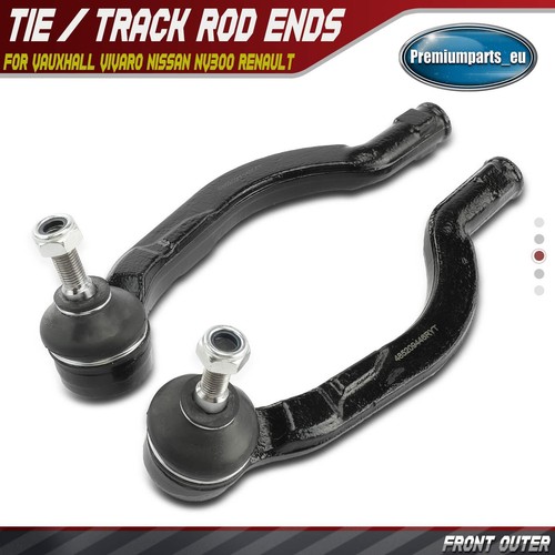 2x Track Tie Rod Ends Front Outer for Vauxhall Vivaro Nissan NV300