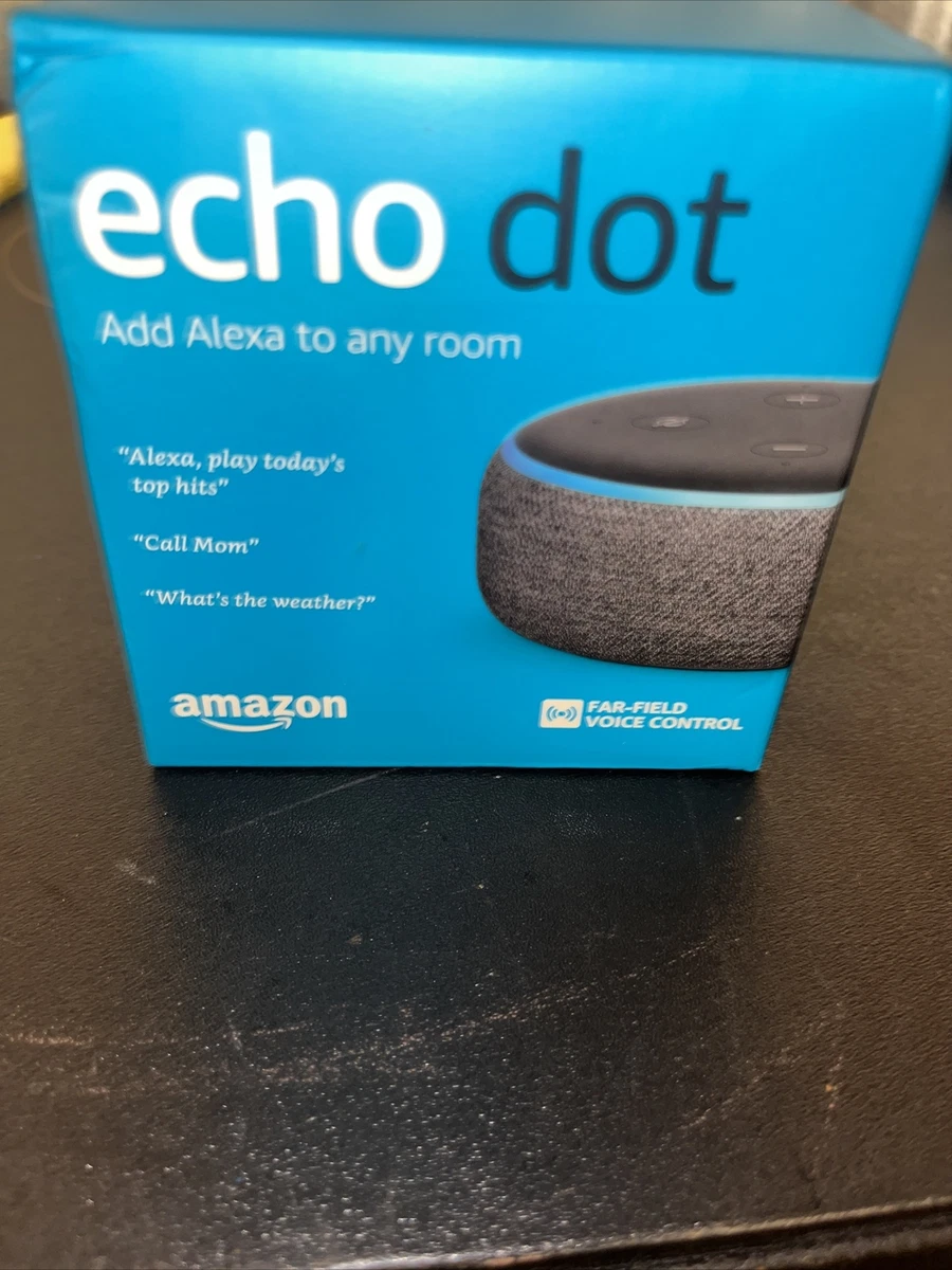 Amazon Echo Dot 3rd Gen Smart Speaker Alexa Any Room C78MP8 Charcoal NEW