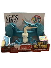 Robo Alive Dino Action Pterodactyl by ZURU Wings Open and Roars NEW
