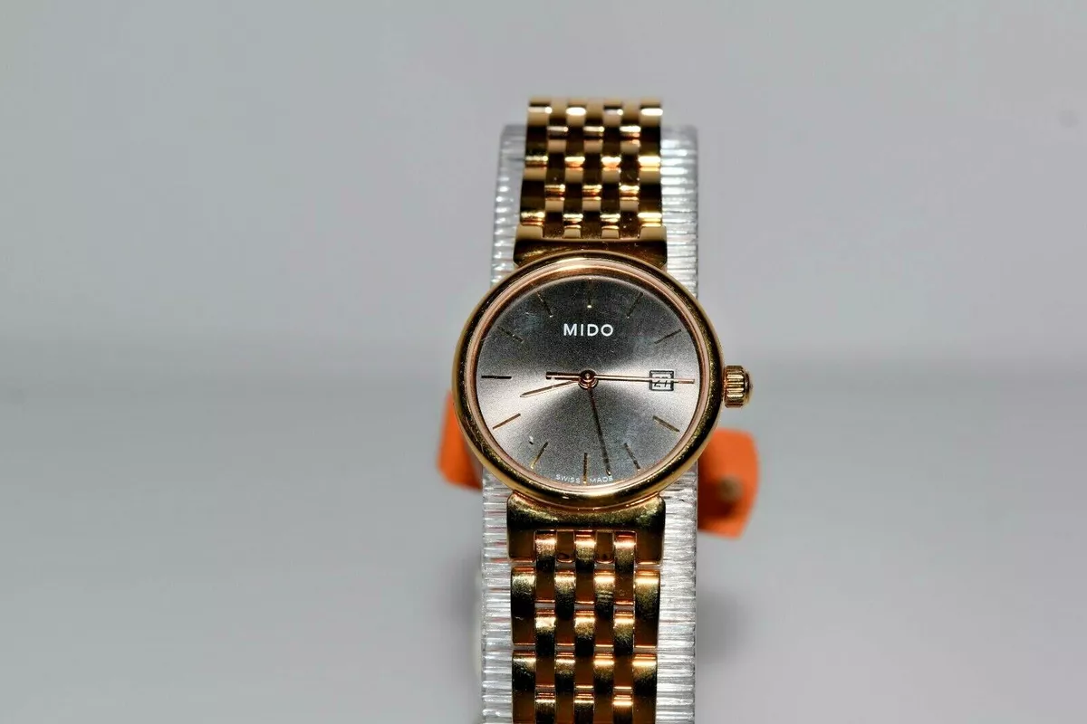 Reloj mido online mujer dorado