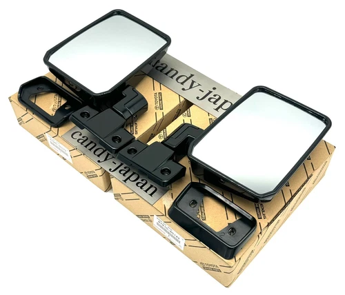 Toyota Land Cruiser 70 Series Genuine Outer Rear View Mirror RH & LH Set OEM New