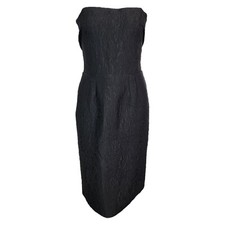 Dolce & Gabbana Corset Bustier Satin Quilted Mini Dress 42 EU 6 US