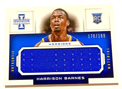 2012-13 Panini Innovation Harrison Barnes #5 Rookie Card RC Patch Relic #170/199