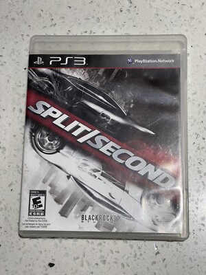 Split/Second Sony PlayStation 3 2010 Complete In Box Fast Shipping Perfect Disc