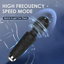 Handheld Massager 20 Speed Wand Vibrating Massage Magic Full Body Therapy Motor