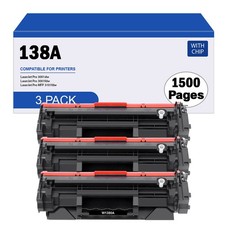 138A W1380A Black Toner Cartridge 3 Pack for HP 3001dw 3001fdw MFP 3101fdw