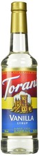 Torani Syrup, Vanilla, 25.4 Ounces Pack of 4