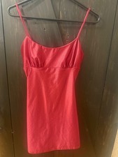 Windsor Red Sparkle Mini Dress size Small Cross Back Christmas Homecoming