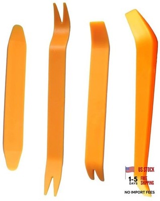 4pcs Auto Door Clip Panel Trim Removal Tool Kits Interior Door Audio Radio