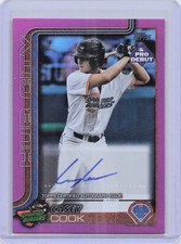 2025 Topps Pro Debut - Fuchsia Foil #PD-188 - Casey Cook-SN 157/199