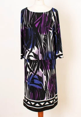 Damen JOSEPH RIBKOFF Kleid Schwarz 3/4 Ärmel Größe D 44 13691 - Bild 1 von 4