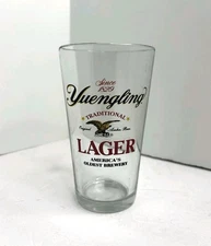 Authentic Yuengling Traditional Lager 16oz Pint Beer Glass Original A#13514 VTG.