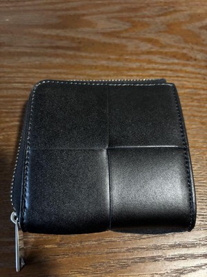 Bottega Veneta Cassette Compact Zip Wallet - Used, Mini Card