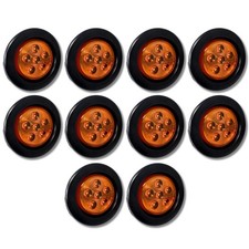 2.52-12 Round 6 Led Redamber Truck Trailer Side Marker Lights Clearance 2.52-12 Round 6 Led Redamber Truck Trailer Side Marker Lights Clearance