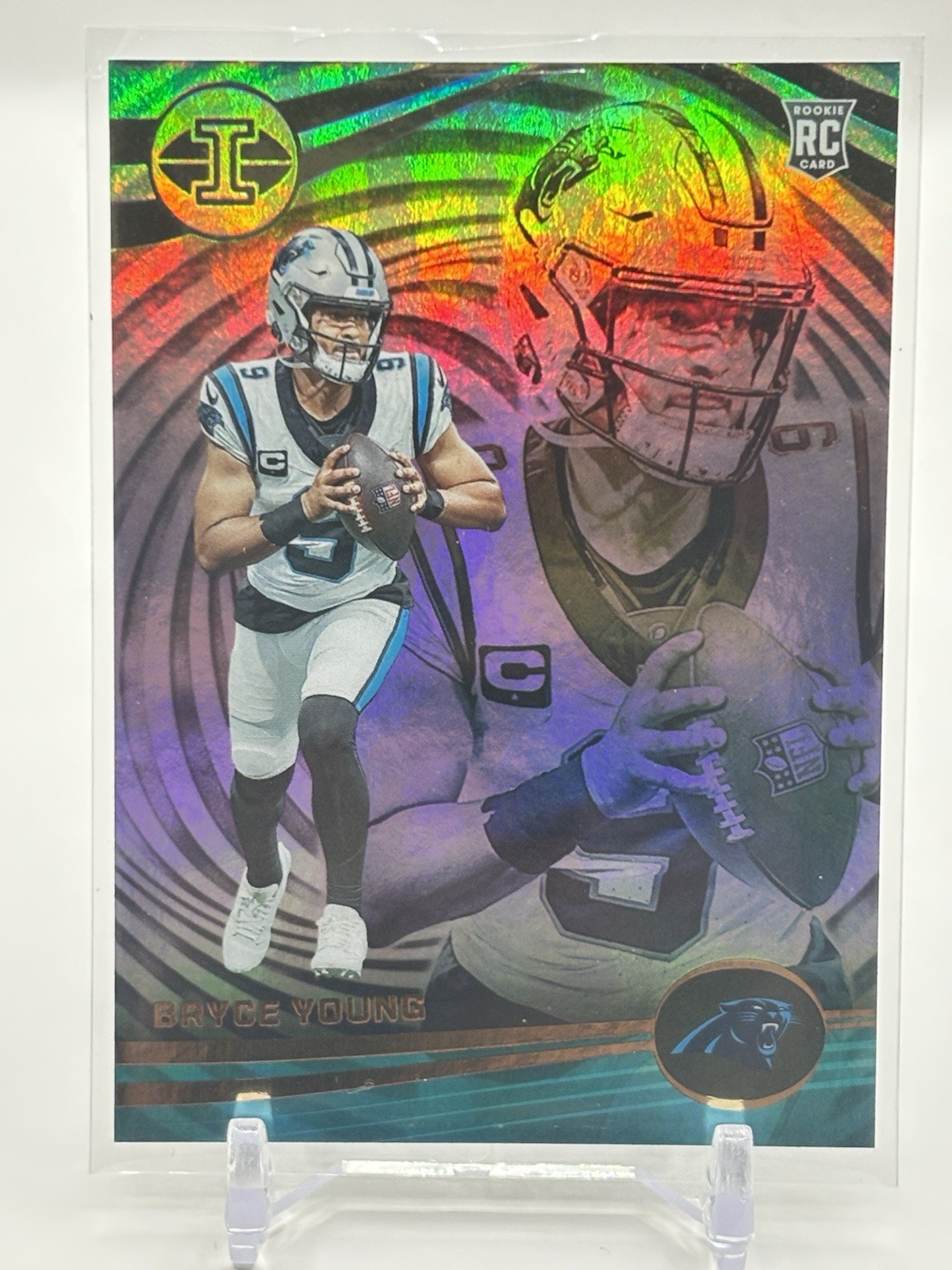 💥2023 Panini Illusions #15 Bryce Young Foil RC Rookie Carolina Panthers