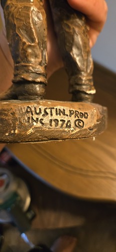 Austin Productions Skulptur Flieger Pilot 1976 - Bild 15 von 16