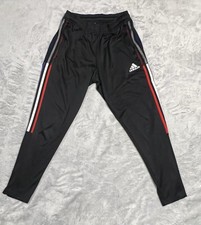 Adidas Tiro 19 Pants Mens M Training Slim Fit Track Jogger Soccer Blk Red Blue