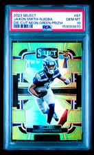 2023 Select Jaxon Smith-Njigba (RC) #ed /599 Neon Green Prizm Die-Cut - PSA 10