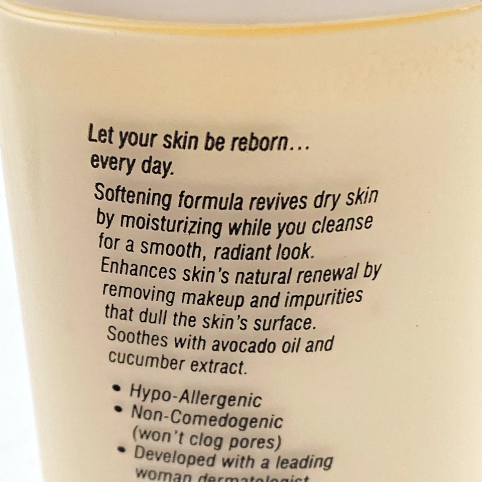 Avon Daily Revival Gentle Cream Cleanser for DRY SKIN 6 oz NEW old stock 1990 - Image 2 of 4