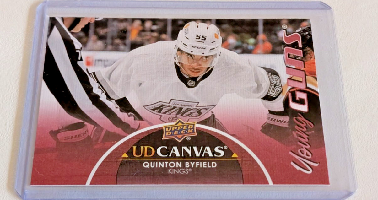 2021-22 Upper Deck Canvas #C91 Quinton Byfield YG RC