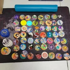 Pog Collection with 2 Slammers and 2 Containers