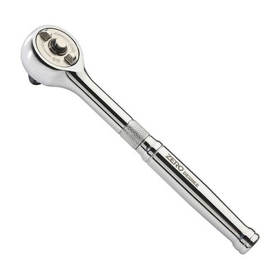 Zero Degree 1/4'' Inch Drive Gearless Ratchet Nickel Plated 1'' Turning Arc 38150