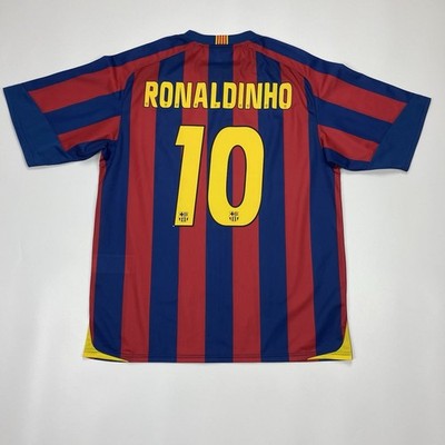 Vintage Ronaldinho Barcelona 2005 2006 Football Shirt Soccer