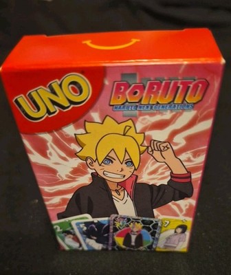 Mcdonalds CANADA EXCLUSIVE Naruto Boruto Anime Uno Cards Happy Meal Free Shippin