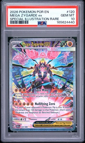Mega Zygarde ex graded PSA 10 for sale on eBay