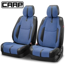 CAAP Drive Series Universal Front Row Set Seat Covers for Truck Car Navy Blue