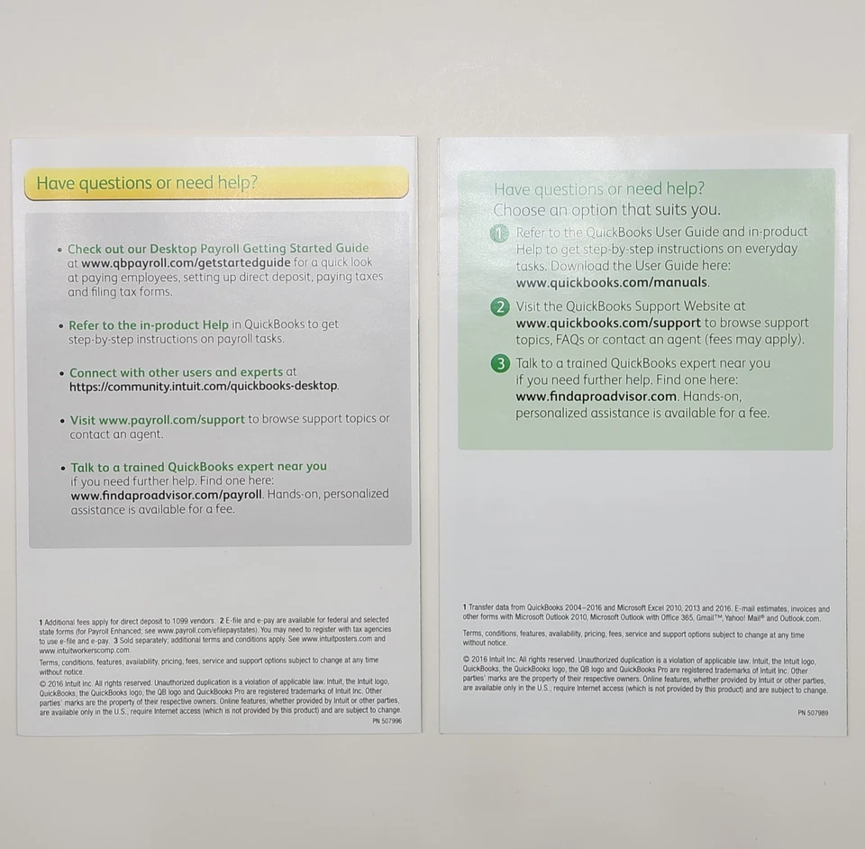 Intuit Quickbooks Desktop Pro 2017 Payroll Enhanced License Key Not Subscription - Image 4 of 4