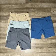 Simms Cargo Fishing Shorts Men's 34 Bundle Lot FIshing Hiking Packable READ