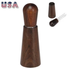 Coffee Stirrer Distribution Needle Tool With Stand Espresso Powder Leveler Tool