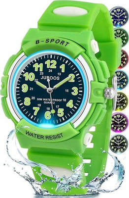 #ad Kids Watch Analog for Boys Girls Childrens Waterproof Soft Strap Kids Time Teac $16.99