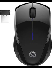 HP - X3000 G3 Wireless Optical Ambidextrous Mouse - Wireless - Jet Black