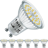 GU10 Led 4000K 6 Watt Ersetzt 100W Halogen Leuchtmittel 6Er-Pack 745 Lumen Neutr