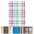  10 Pcs Door Screen Beaded Curtain Shiny Tinsel Fringe Glitter Sequin Backdrop