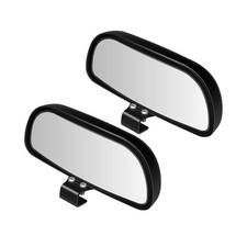 Convex Blind Spot Mirror Hd Glass Wide Angle Clipon Driving Safety Truck Suv