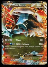Pokemon White Kyurem EX 96/135 Black & White Plasma Storm Ultra Rare NM Card