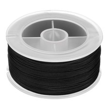 0.8mm 71 Yards Nylon String Bracelet String Braided Nylon Thread Black