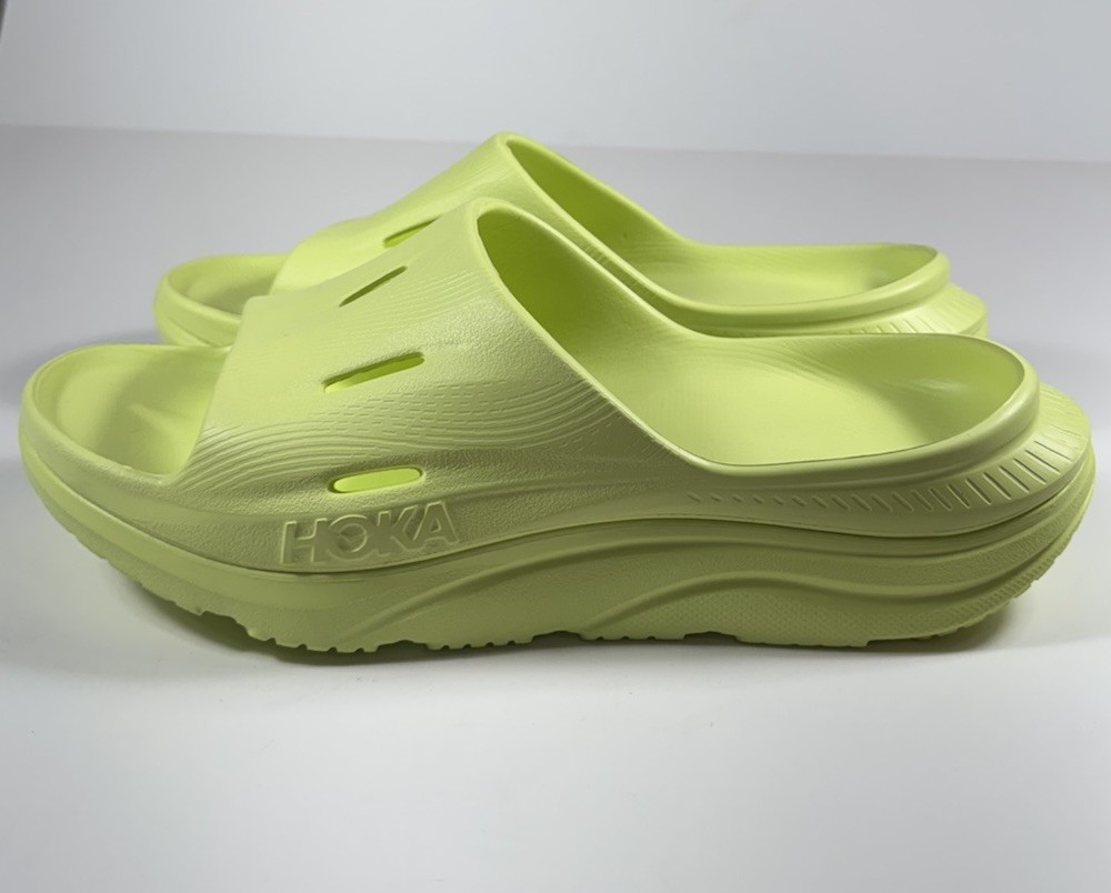 HOKA Ora Recovery Slide 3 Sandals Citrus Glow Yellow Women