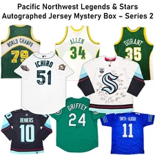 PNW Legends & Stars Autographed Jersey Mystery Box Series 2 With Bonus Prizes