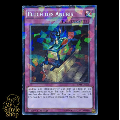 YuGiOh - Fluch des Anubis - BP03-DE199 Shatterfoil Rare 1. Auflage DE & Poor
