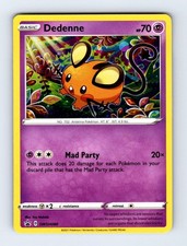 Dedenne SWSH080 Holo Black Star Sword & Shield Promo Pokemon LP