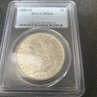 1885 O Morgan Silver Dollar PCGS MS-64