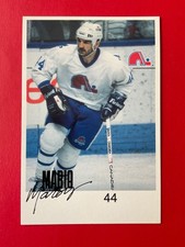 1988-89 Mario Marois Postcard Nordiques Québec Rare