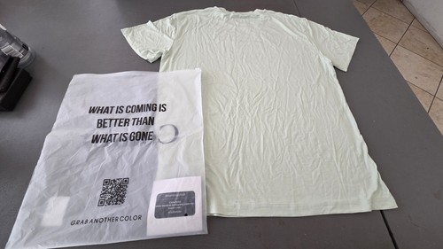 Camiseta Comfrt Unisex Adultos Manga Corta Suave Nube AR8 Verde Menta KJHU10 Mediana - Imagen 2 de 6