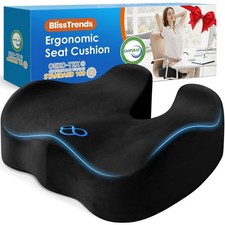 Seat Cushion,Thick Memory Foam Cushions for Office Chair, Car Seat, Airplane,...