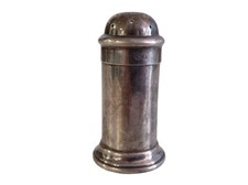 Antique Silver Pepper Shaker 19.87g Hallmarked Chester 1930 Charles Perry & co