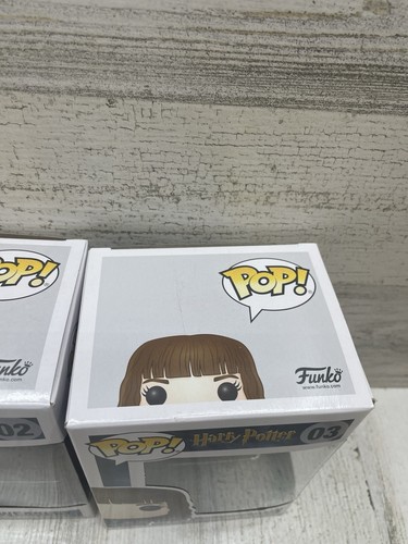 Harry Potter Funko POP Vinyl Figures Bundle Harry Ron Hermione 3 Pack - Picture 7 of 13